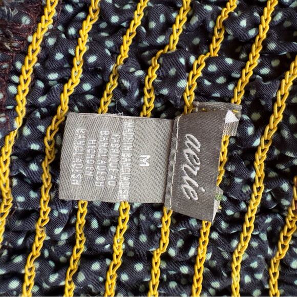 Aerie Colorful Patchwork Boho Hippie Wide Leg Pull On Festival Pants size Medium - Picture 7 of 7